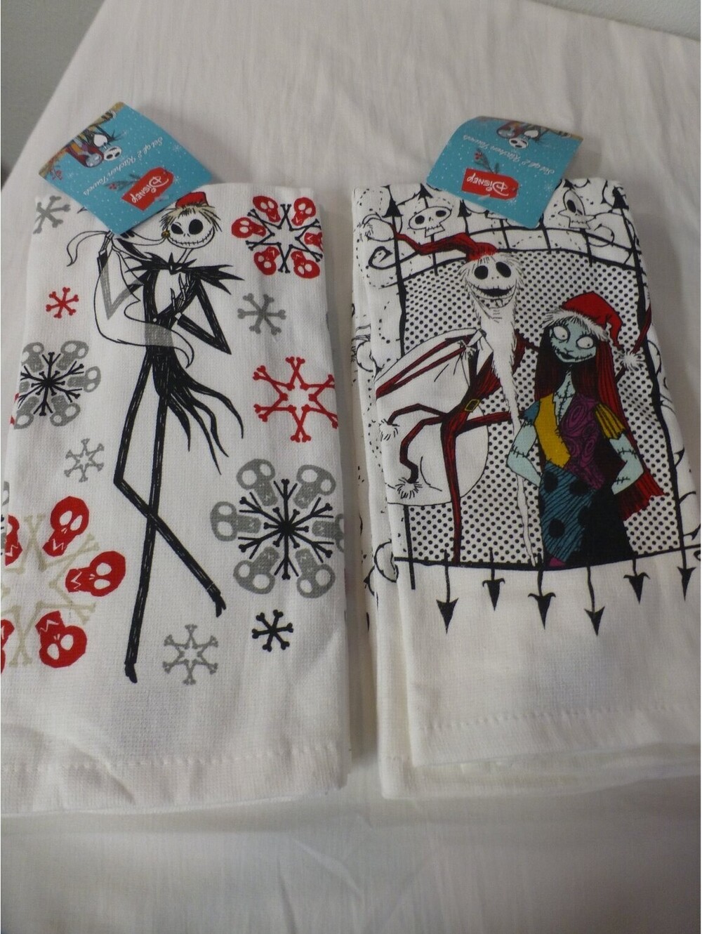 Disney The Nightmare Before Christmas Kitchen Towel Set of 2 Jack Skellington D3